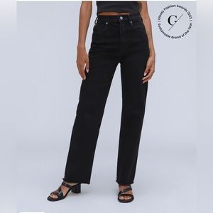 NWT Everlane The Way High Jean in Coal Black size 31 Long